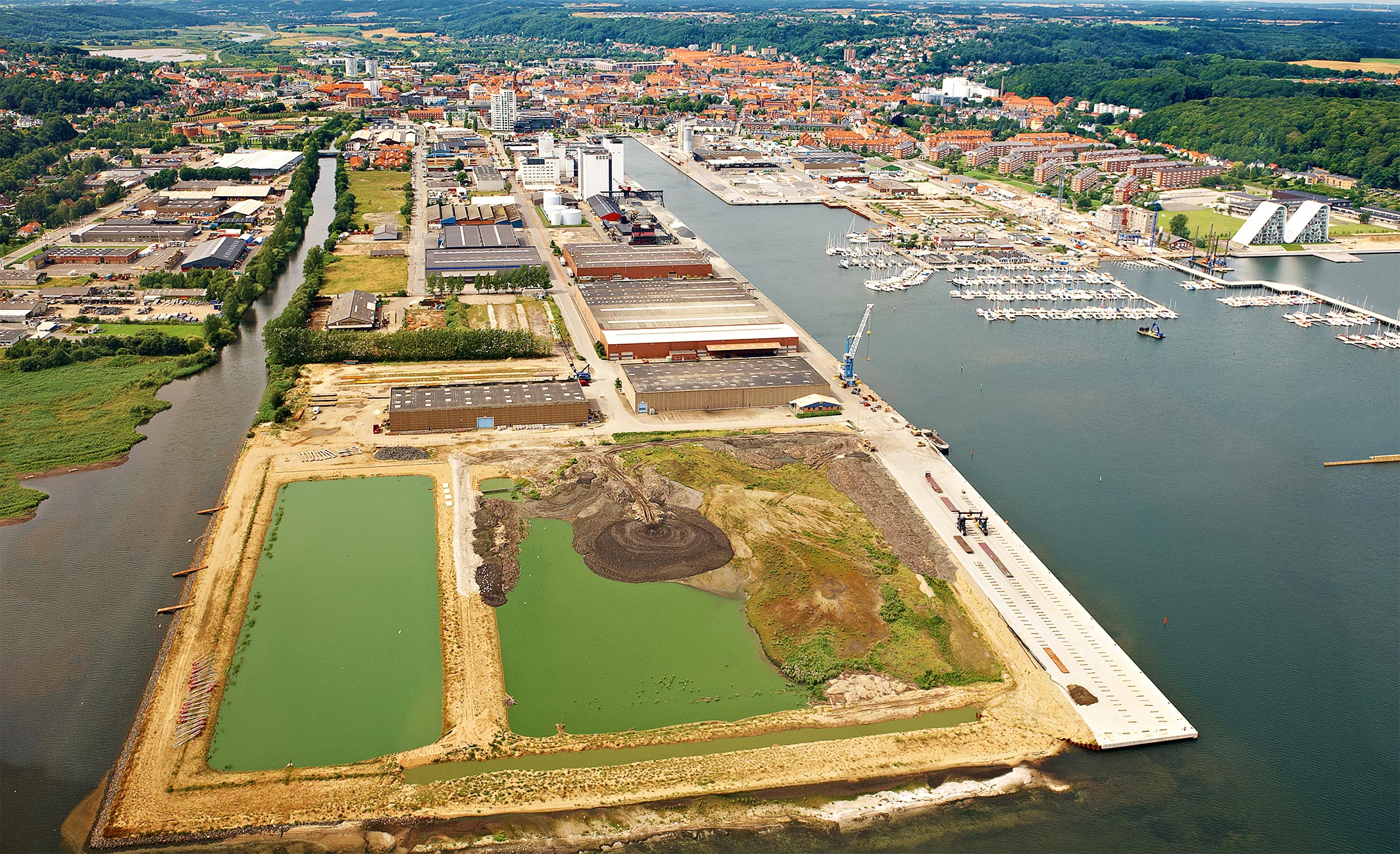 231 - Foto af Vejle havn. iStock