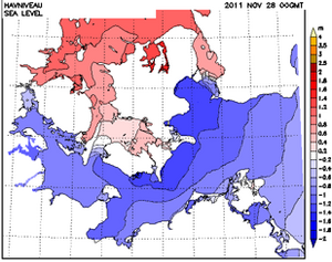 Havniveau 28 nov 2011