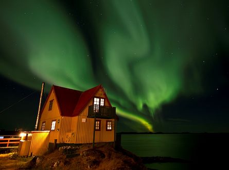 Nordlys over Nuuk