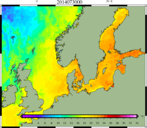 havvandstemperaturer sommer 2014