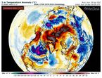 Stigende temperaturer i Østgrønland og nord for Grønland