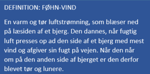 Definition på føhnvind