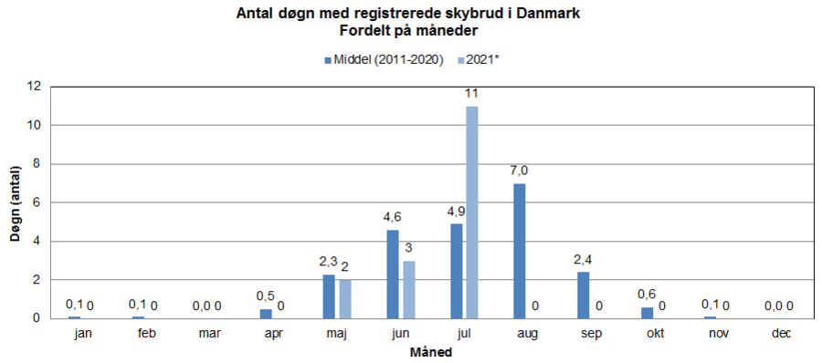 Statistik over skybrud