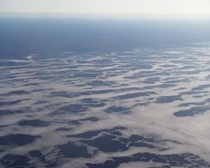 Lys tyndis på havet