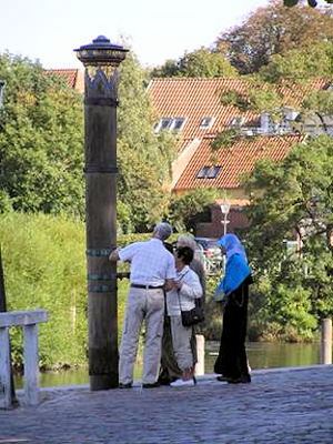 Stormflodssøjlen ved Ribe Å