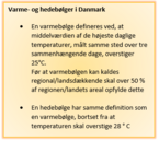 Definition på varmebølge