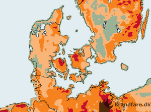 Billede af brandfareindekset