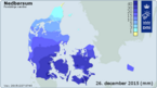 Nedbørsum 26. december