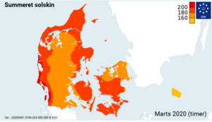 Summeret solskin for marts 2020