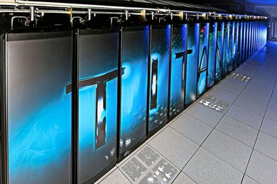 En lang række servere og supercomputere