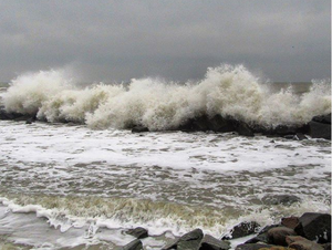 Billede af vind over havet