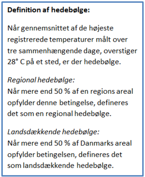 definitionen på hedebølge