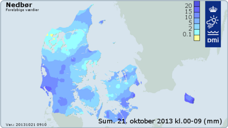 nedbørskort