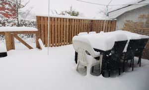 Sne har hjulpet temperaturen med at komme ekstra langt ned.