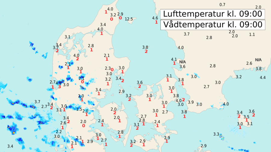 Temperaturkort