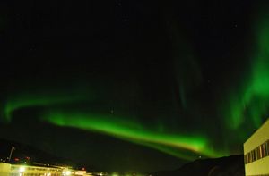 Nordlys over Kangerlussuaq 