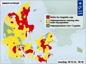 Glatføre risiko Danmark