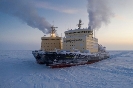 Bunkering set fra siden