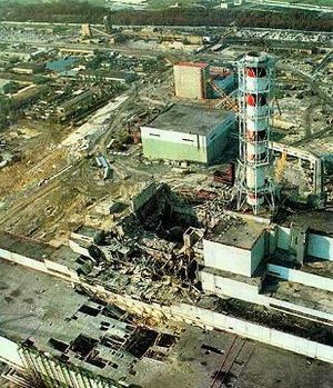 nedsmeltet atomkraftværk