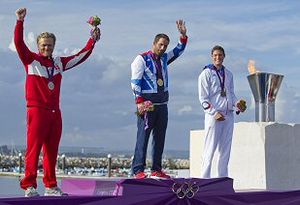 Finn-jolle podium OL 2012