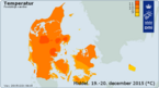 Middeltemperatur 19.-20. december