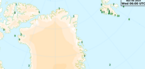 Målte vindhastigher i Nordgrønland