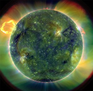 Ultraviolet billede af solen
