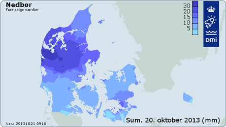 nedbørskort