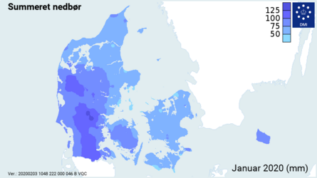 Summeret nedbør