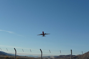 Fly over lufthavn på Grønland