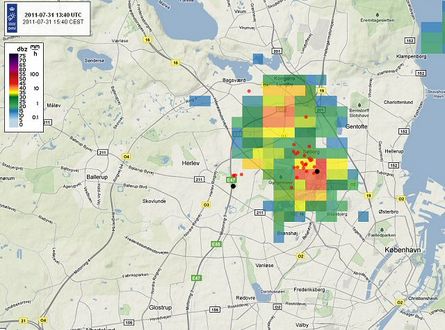 Radar af nedbør