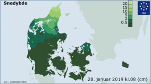 Snedybde for 28. januar 2019