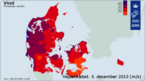 Vindstød fra Bodil; den regionale kategori 4-begivenhed 5. december 2013