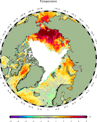 Vandtemperatur i det Arktiske ocean
