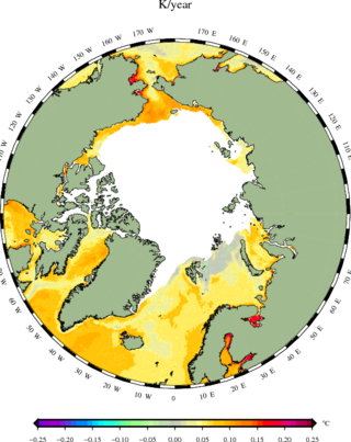 Vandtemperaturer i det arktiske ocean Vandtemperaturer i det arktiske ocean