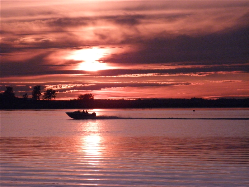 Solnedgang ved Limfjorden