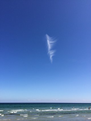 Enkeltstående cirrus-sky