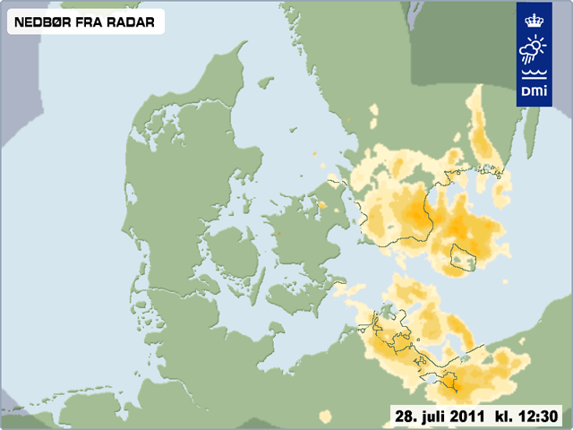 nedbør 28. juli