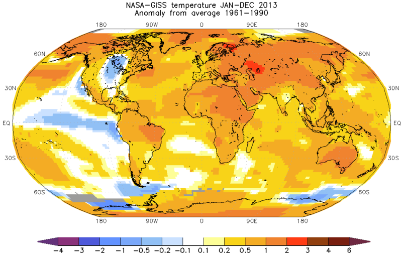 Global temperatur anomali