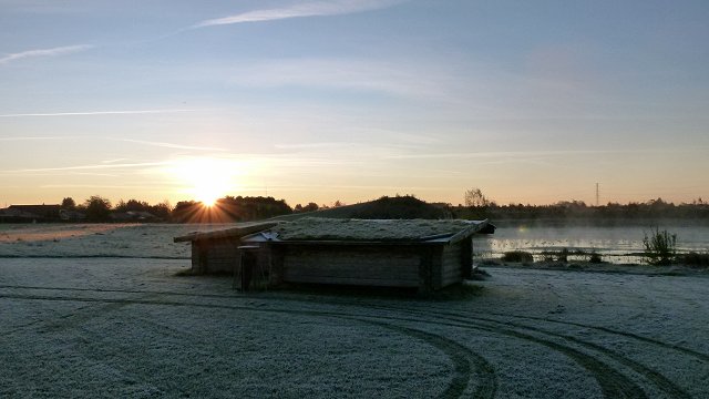 Rimtåge og rimfrost i Dianalund