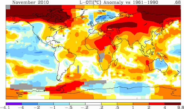 Temperatur-anomalier over verden