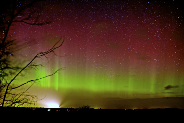 Nordlys over jylland