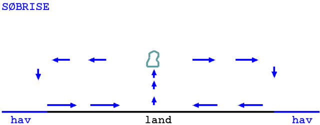 Søbrise-cirkulation Søbrise-cirkulation