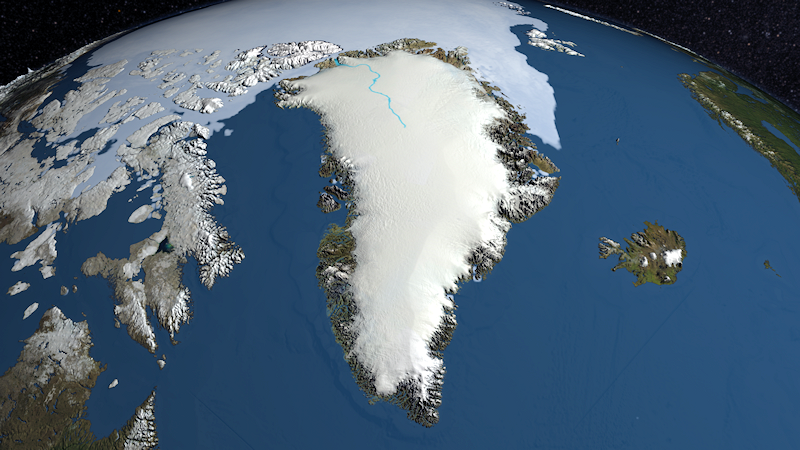 Grønlands nutidige isdække