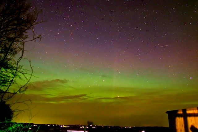 Nordlys over Danmark