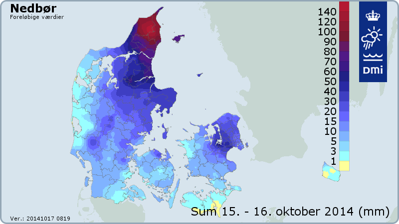 Nedbør i Danmark