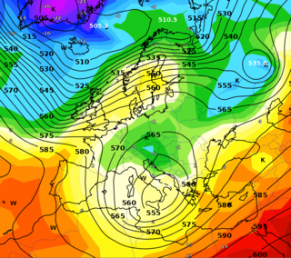 Prognose for temperaturer i højden Prognose for temperaturer i højden
