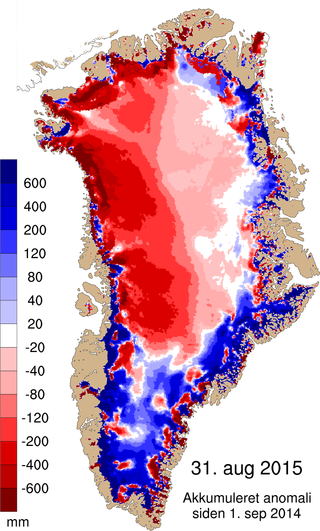 Grønlands massebalance Grønlands massebalance