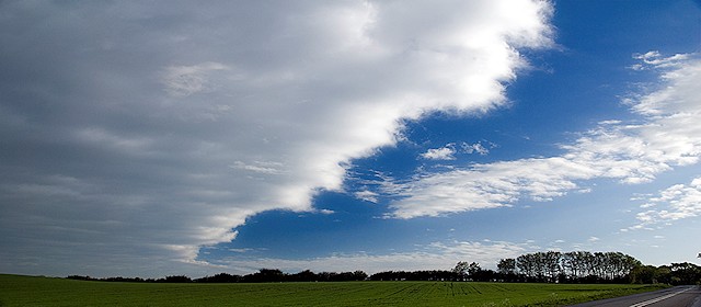 Front over Vestfyn. Foto Erling C. Hollmann