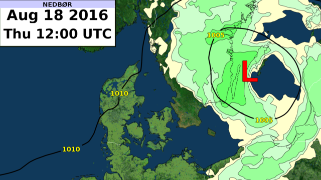 Frontkort over Danmark Frontkort over Danmark